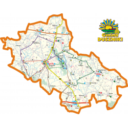 Długość tras rowerowych w gminie Duszniki - ok. 113,2 km