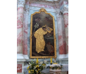 Jeden z ołtarzy bocznych z wizerunkiem Św. Antoniego Padewskiego z 1775r. w kościele p.w. wniebowzięcia NMP w Drohiczynie.