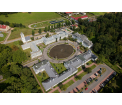 Zespół pałacowo-parkowy z lotu ptaka