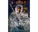 Głównym obiektem kultu w Sanktuarium  jest łaskami słynący obraz będący zapewne kopią obrazu Matki Bożej Śnieżnej z Bazyliki Najświętszej Panny Maryi Większej w Rzymie. Najstarsze wzmianki o Cudownym Obrazie Matki Bożej z Dzieciątkiem w kopii Ostrożańskiej pochodzą z XVII w.