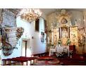 Diecezjalne Sanktuarium Maryjne. 
W miejscowości znajduje się Sanktuarium Maryjne pod wezwaniem Narodzenia Najświętszej Maryi Panny. Przedmiotem kultu jest obraz Matki Boskiej  z ok. 1661 roku sprawiony przez kasztelana podlaskiego Aleksandra Radziszewskiego. Srebrna sukienka pochodzi z 1769 r. Od 1666 roku wzmiankowany jako słynący łaskami. Od 1710 roku gdy parafia ocalała przed epidemią prowadzony jest rejestr cudów. Obraz został 5 lipca 1987 roku ukoronowany przez prymasa Józefa Glempa koronami poświęconymi przez papieża Jana Pawła II.                                                                                                                                                                 
Główną dekorację wnętrza stanowi przede wszystkim piękny ołtarz główny. Pochodzi on jeszcze z drugiego kościoła. Został wyrzeźbiony w drewnie, w stylu barokowym w latach 30-tych lub 40-tych XVIII w.. Ok. 1780 r. została ufundowana do kościoła ostrożańskiego piękna  ambona w kształcie łodzi / na zdjęciu z lewej/. 