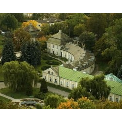 Pałac Małachowskich z lotu ptaka 