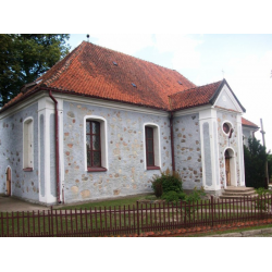XVIII- wieczny barokowy kościół w miejscowości Florczaki