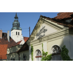 Zabudowa kompleksu dawnej kolonii w Żabikowie